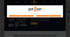 Desktop Screenshot of gotbeer.com